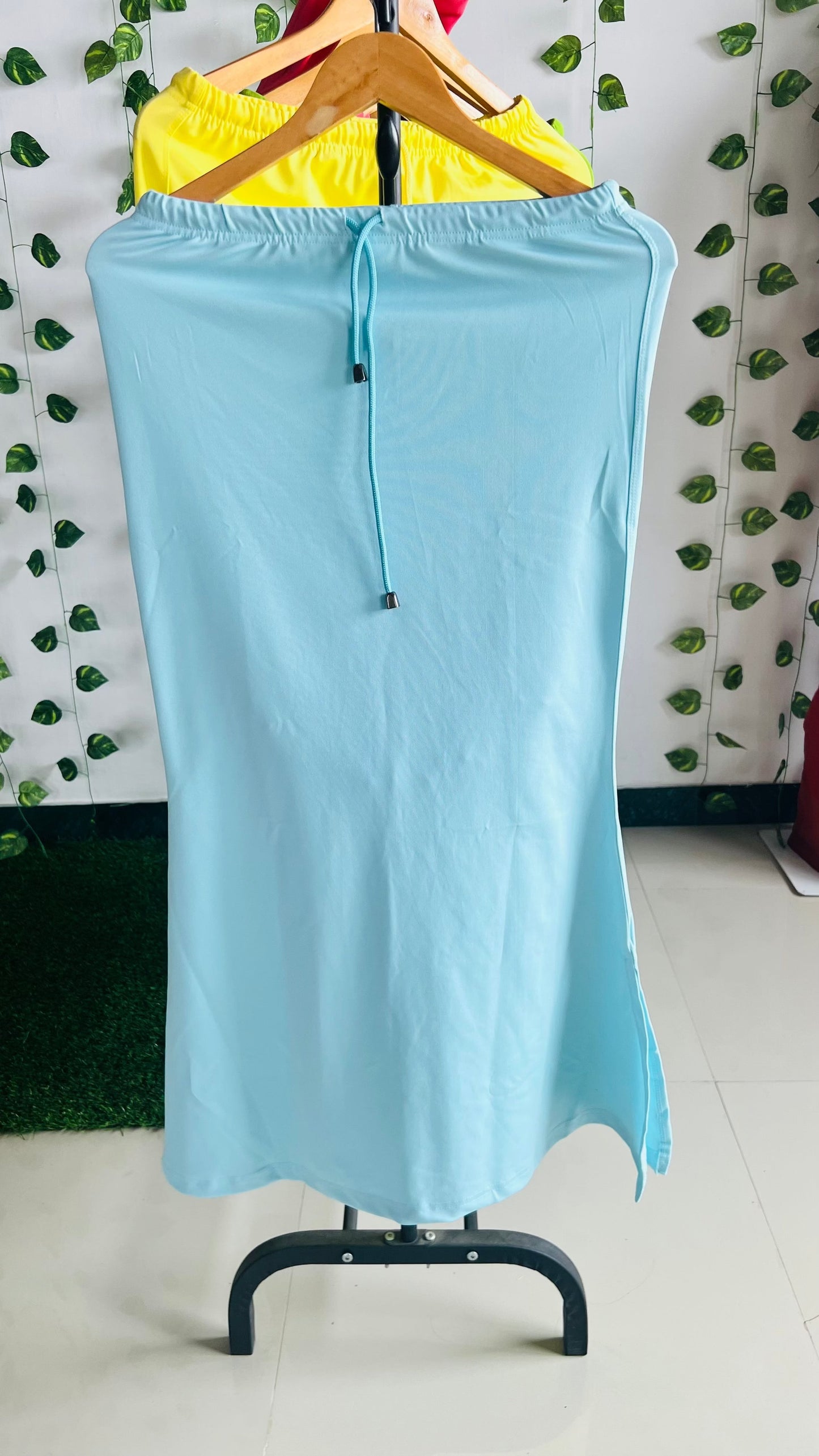 Sky / Light Blue Sareeshaper ( Small stain that doesn’t affect overall look or wear — priced lower and a great deal ! )