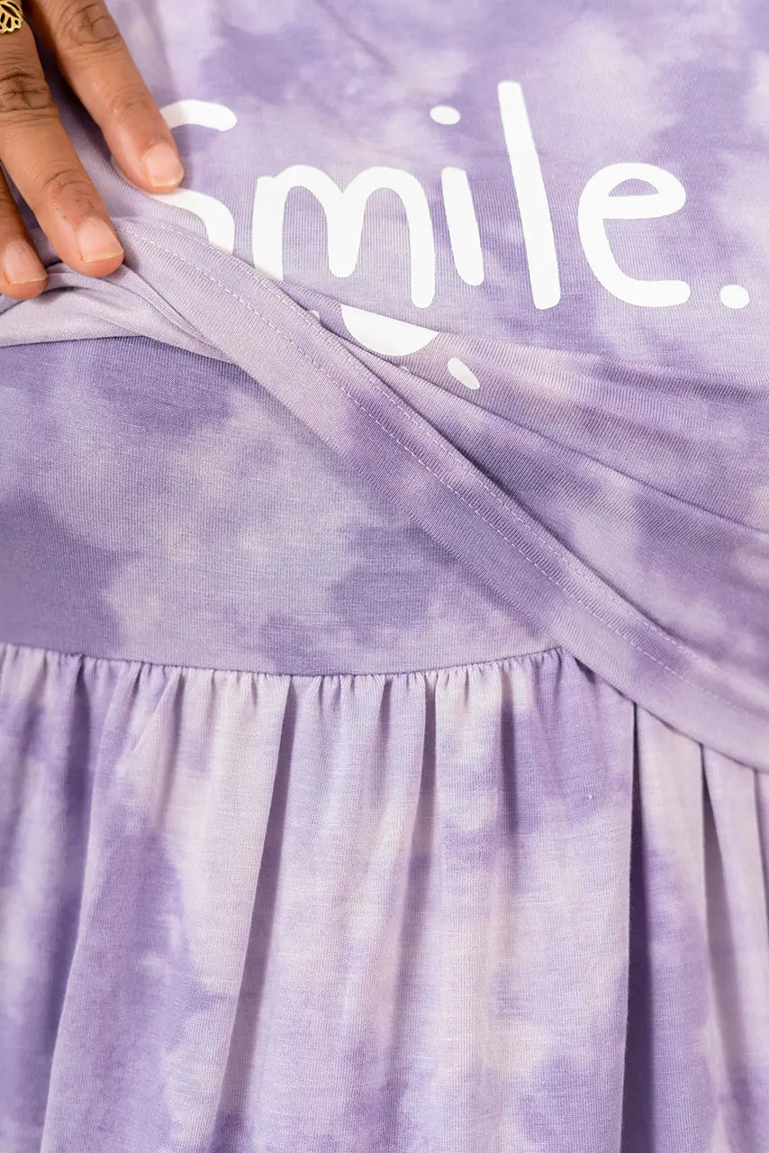 Midi Lilac Smile Ultra Light Weight( Minor embroidery variation )
