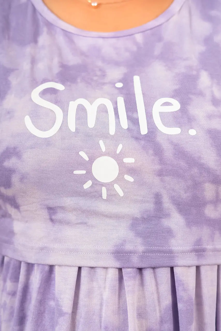 Midi Lilac Smile Ultra Light Weight( Minor embroidery variation )