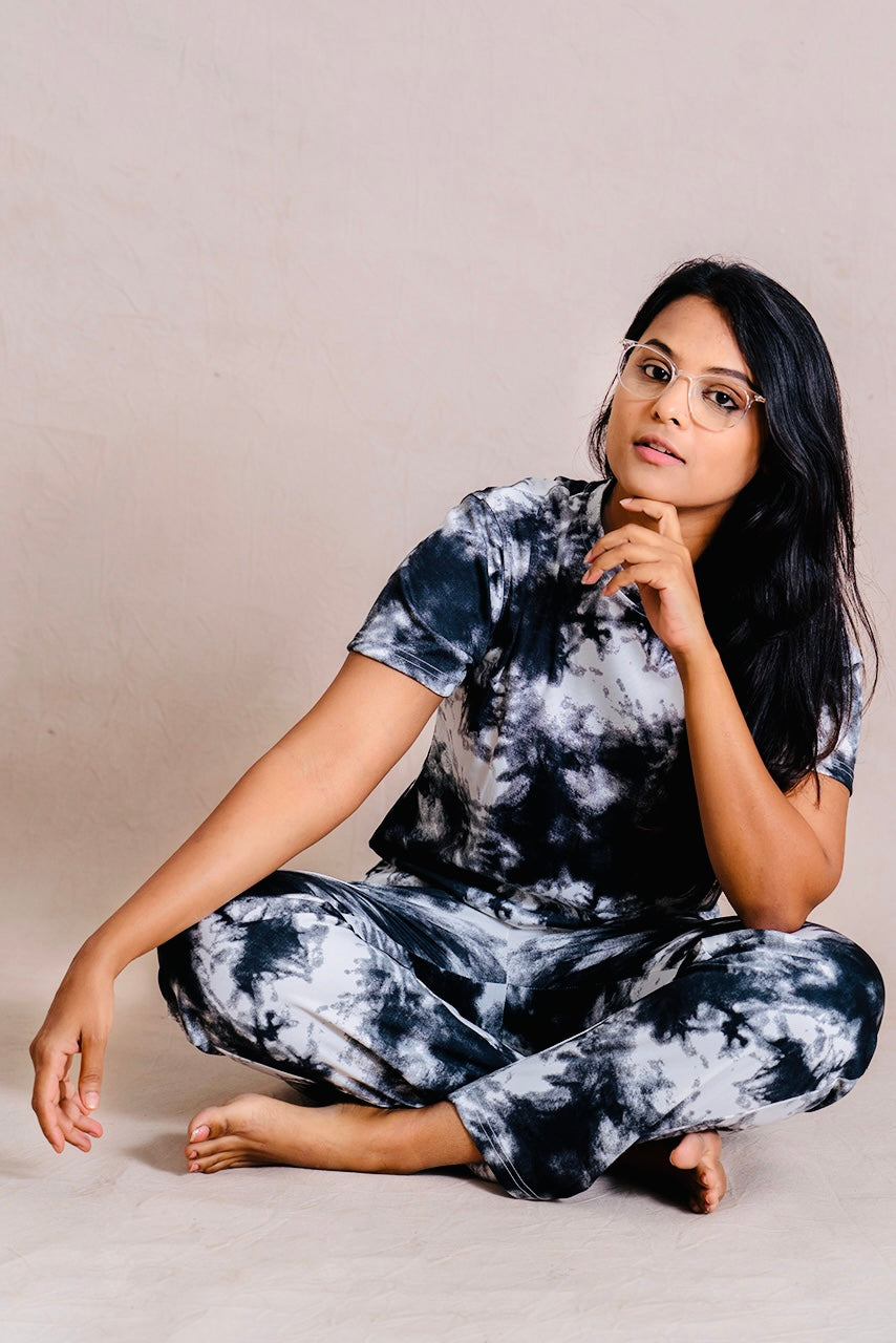 Marble Pant Set Relaxed Fit