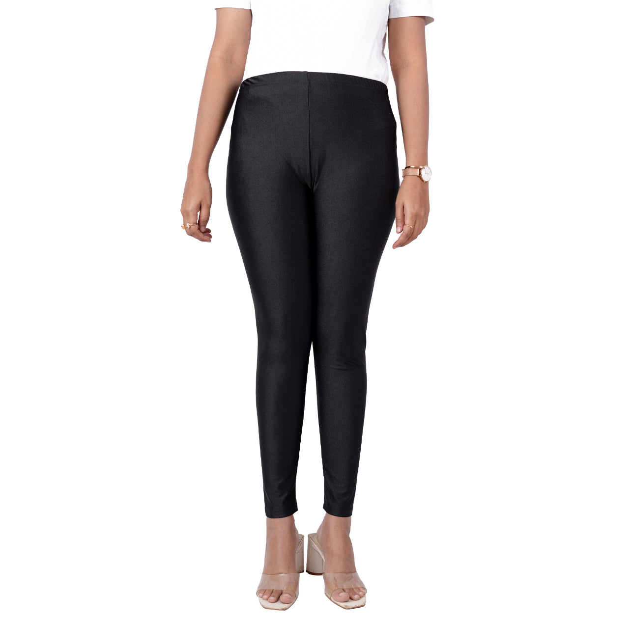 Black Shimmer Leggings