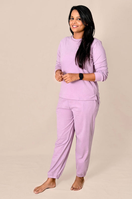 Everyday Cozy winter Set - Lavander( thick weight )